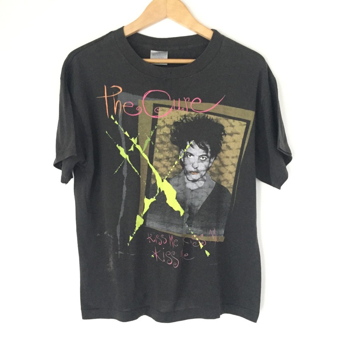 1987 The Cure Kiss Me Vintage Tour Band Shirt 80s | Etsy