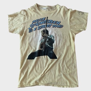 1981 Bruce Springsteen East Rutherford, New Jersey Concert Dates Vintage Tour Band Tee Shirt 80s 1980s