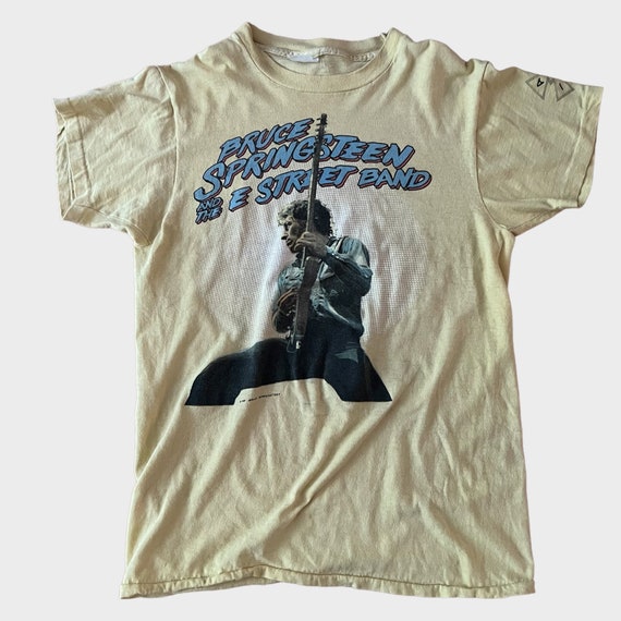 1981 Bruce Springsteen East Rutherford, New Jersey Concert Dates Vintage Tour Band Tee Shirt 80s 1980s