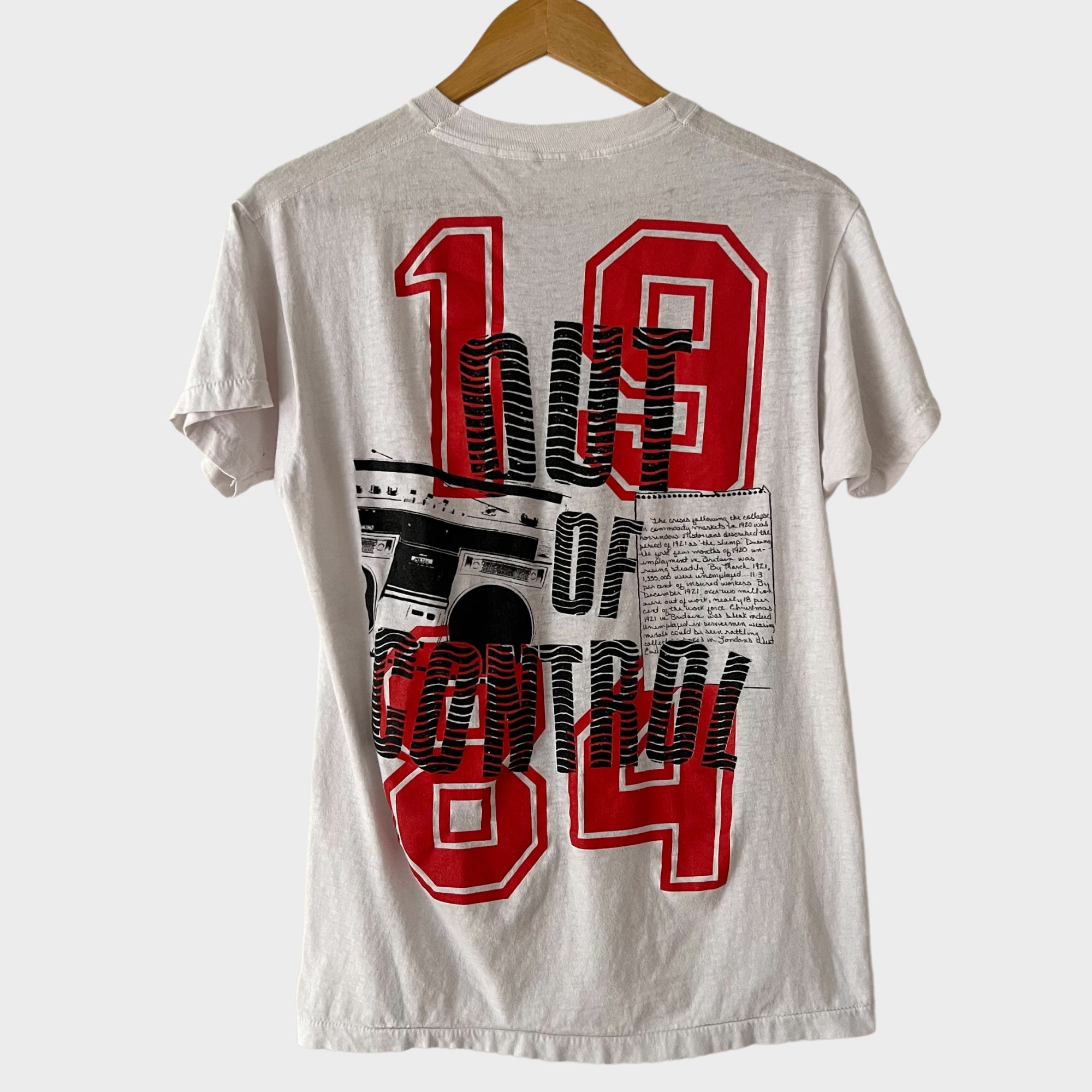 1984 the Clash out of Control Vintage Tour Punk Rock Band 1984 the Clash out of Control Vintage Tour Punk Rock Band