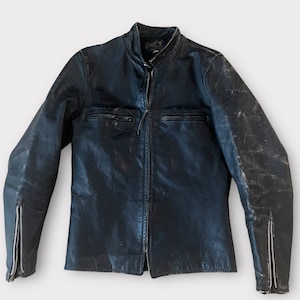 1950s Buco J-100 Vintage Leather Motorcycle Jacket Cafe Steerhide