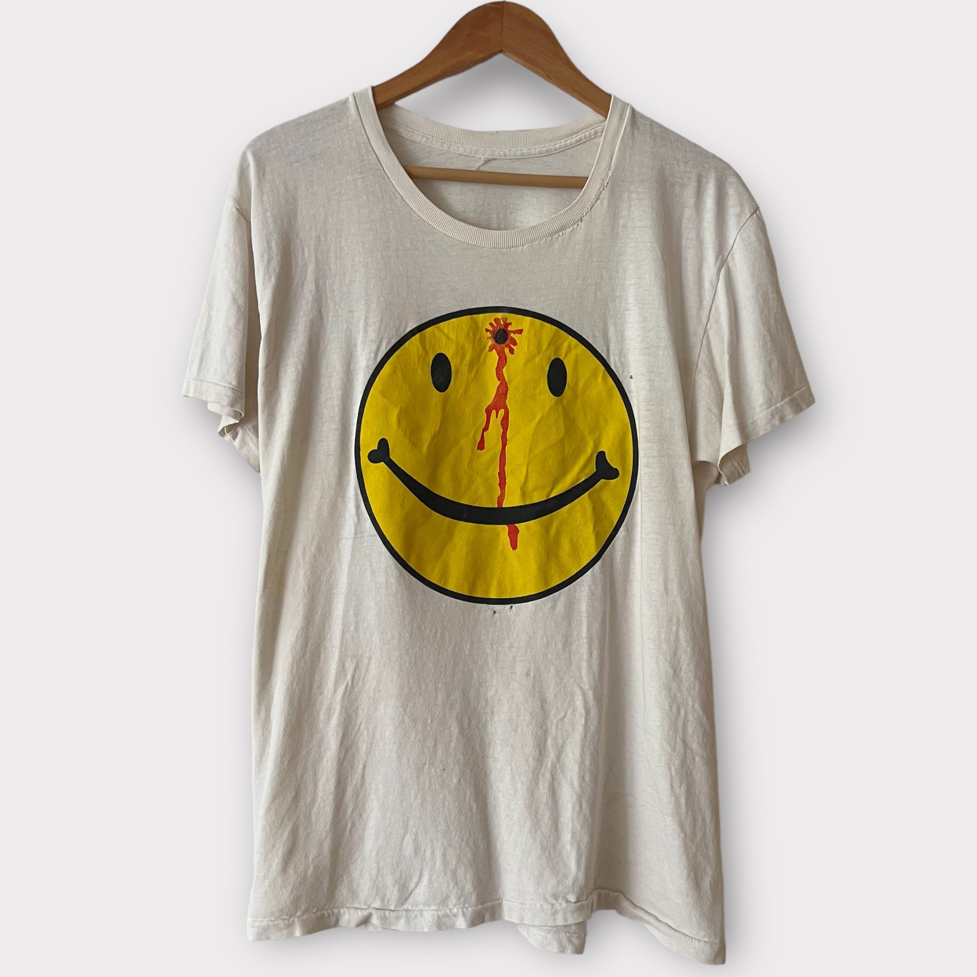 1980s Smiley Face Bullet Hole Suicide Vintage Tee Shirt 80s - Etsy