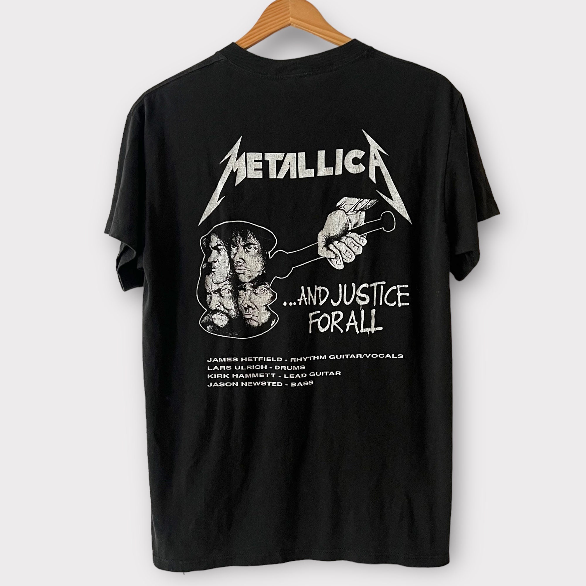 1988 メタリカ「And Justice For All」ヴィンテージ ツアー バンド 