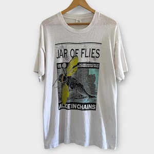 1994 Alice In Chains "Jar Of Flies" Vintage Tour Grunge Band Koszulka z lat 90. Lata 90. XX wieku