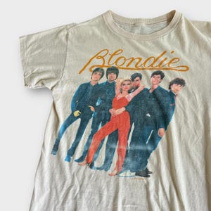1979 Blondie Vintage Tour Band Music Tee Shirt 70s 1970s Deborah Harry