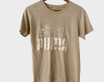 1970s Puma Vintage Tee Shirt Athletic Wear 70s