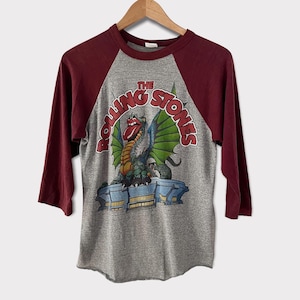 1981 Rolling Stones in Texas Vintage Tour Band Rock Tee Shirt 80s 1980s