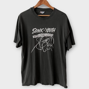 1990s Sonic Youth &quot;Confusion Is Sex&quot; Vintage Band Tour Tee Shirt 90s