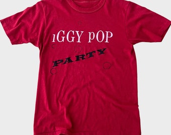 イギー・ポップのTシャツ、ストゥージズのシャツ、ヴィンテージ