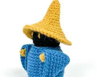 Final Fantasy Black Mage Amigurumi Crochet Pattern PDF
