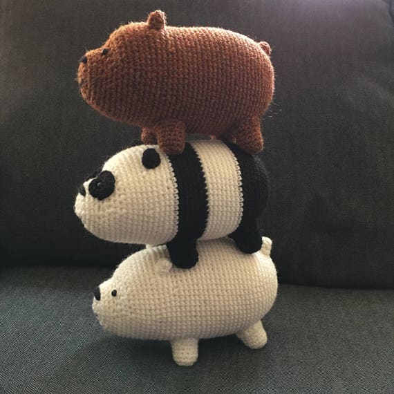 we bare bears stack plush