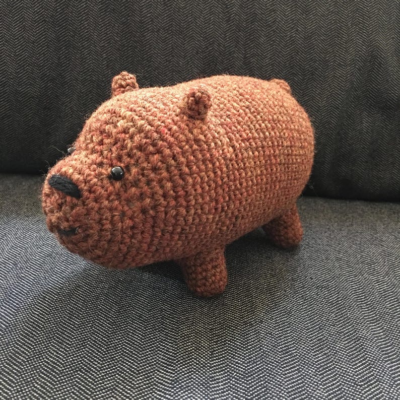 Crochet pattern: Large We Bare Bears Bear Stack | Etsy