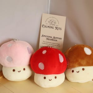 Mushroom Cute Stuffed Plush Toy - FREE SHIPPING - Fidget Toy - Stress Relief - Emotional Support - Mushroom Plushie - Gift for Kids