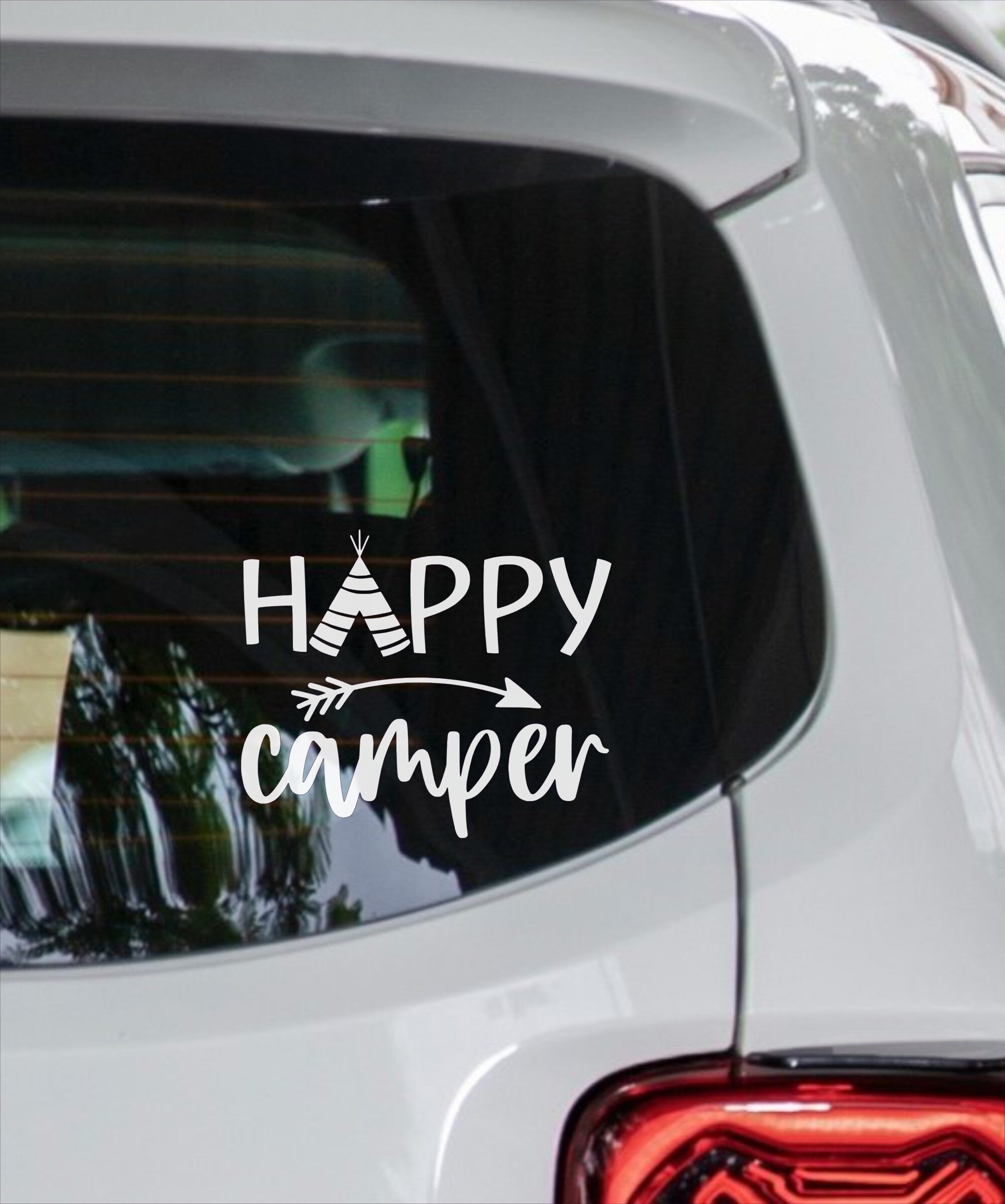 Happy Camper Car Decal, Camping Adventure Sticker - Etsy