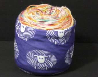 Purple Sheep Yarn Snuggler©, Yarn Hugger, Yarn Wrap, Yarn Coat, Skein Coat, Knitting Notion, Crochet Notion, Yarn Storage