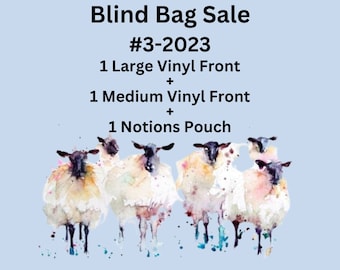 Blind Bag Bundle #3-2023 - Large Vinyl Front, Medium Vinyl Front and Notions Pouch