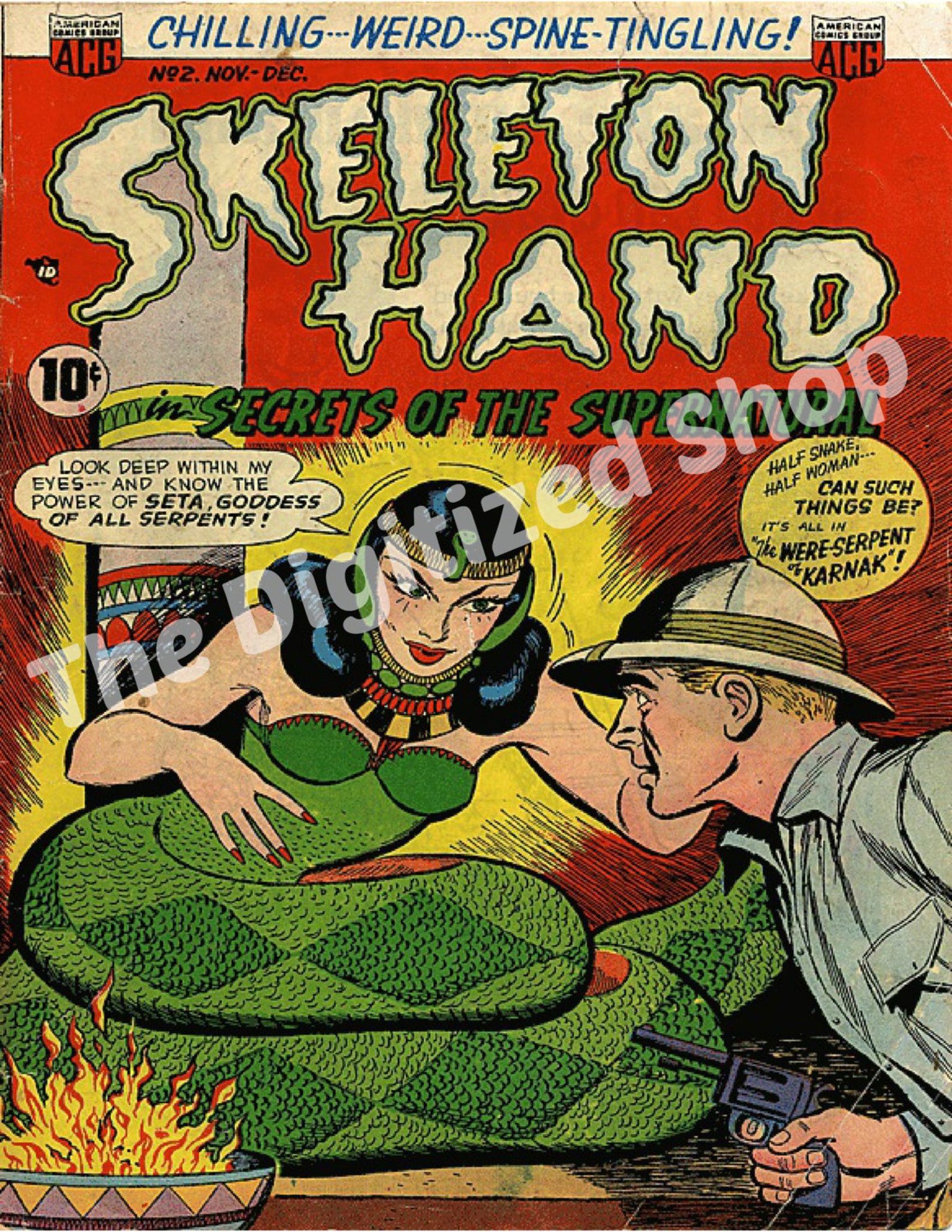 Skeleton Hand Comic Book Issue 2 1952 | Etsy