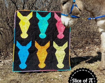 PAPER Hee-Haw Donkey Quilt Pattern by Slice of Pi Quilts