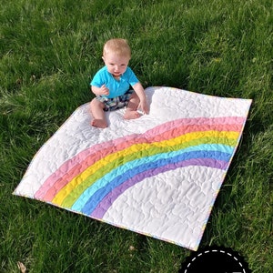 PAPER Bundle of Joy Quilt Pattern by Slice of Pi Quilts [Rainbow baby quilt patttern, includes baby and NICU sizes]