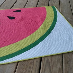 PDF Sliced Quilt Pattern Digital Download by Slice of Pi Quilts Summer picnic watermelon quilt pattern image 7