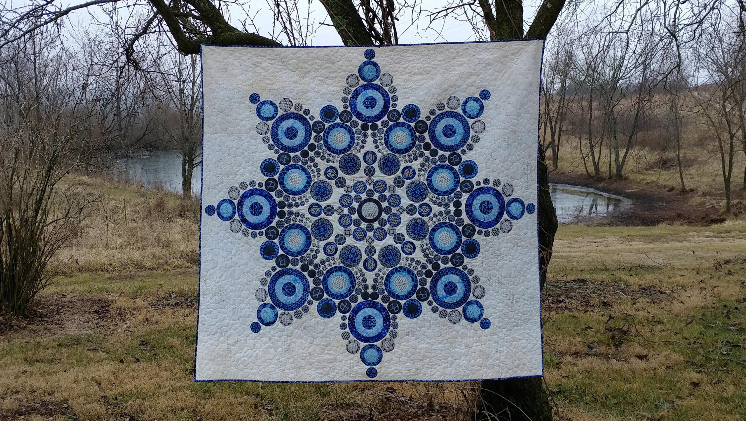 PAPER Flurry Quilt Pattern by Slice of Pi Quilts winter Etsy