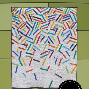 PAPER Party Pop Quilt Pattern by Slice of Pi Quilts [Confetti celebration quilt pattern]