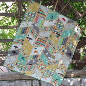 PAPER Split Arrows Quilt Pattern by Slice of Pi Quilts [Chevron quilt pattern]