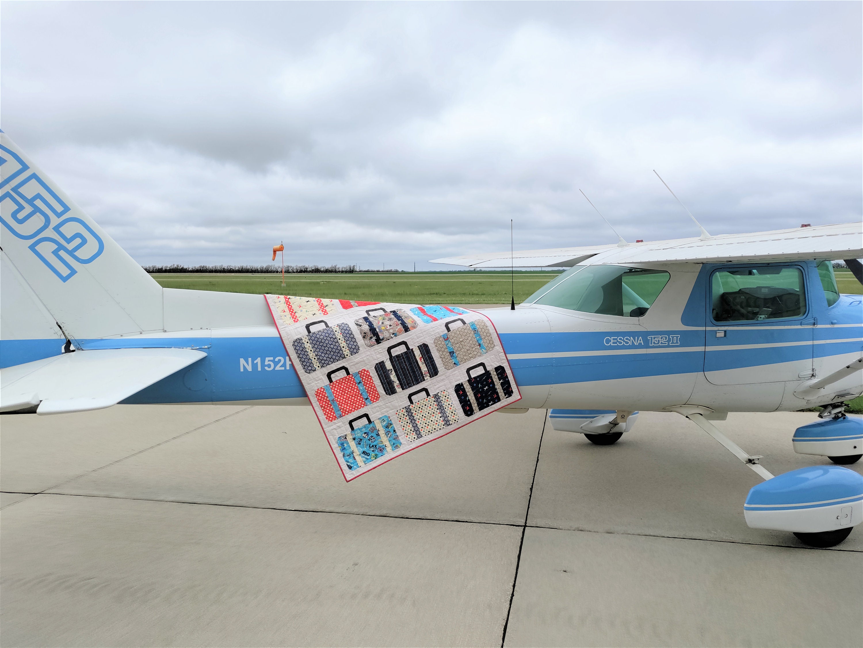 PDF Suitcases Quilt Pattern Digital Download by Slice of Pi Etsy