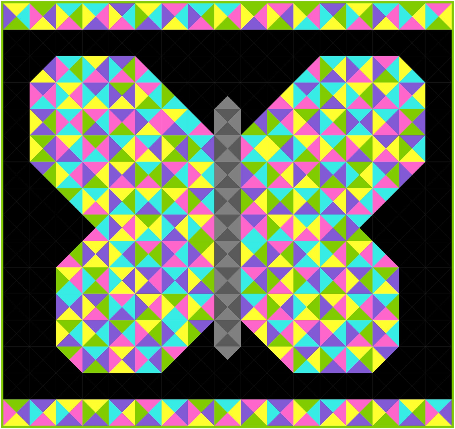 PDF Flutterfly Quilt Pattern Digital Download by Slice of Pi Etsy Canada