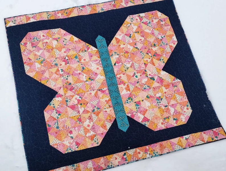 PDF Flutterfly Quilt Pattern Digital Download by Slice of Pi Etsy