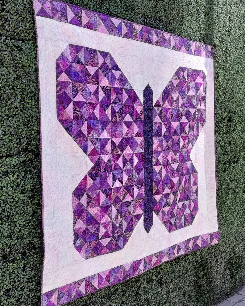 PAPER Flutterfly Quilt Pattern by Slice of Pi Quilts [fat Quarter and ...