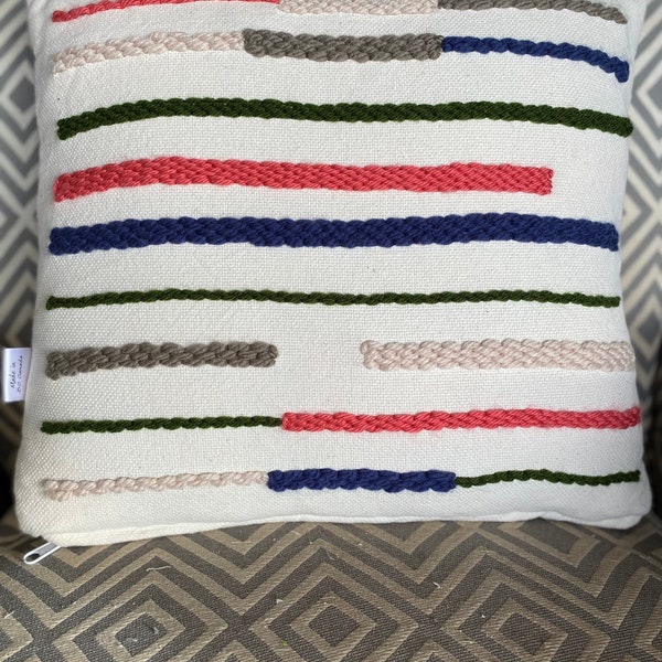 Punch Needle Pillow Etsy Canada