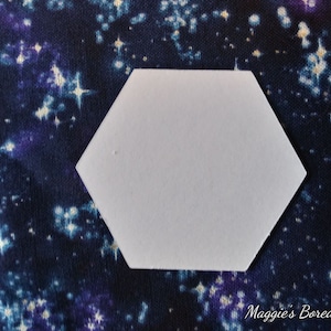 1-inch Hexie Hexagon Papers for English Paper Piecing EPP, Blank Hexies