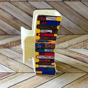 Stack of Books Claw Hair Clip, Academic Hair Accessory, Gift for Bookworms, Smart Girl Hair, Nerdy girl gift