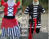 Birthday Pirate Princess Dress Costume Knit Soft Pirate Boy Mommy Me Disney Cruise Boutique Disneyworld Name Personalized Custom Birthday