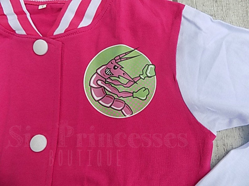 ZOMBIES Disney Movie CHEER JACKET Cheerleading Cheerleader Athletic Style Uniform Costume Shrimp Outfit Addison Snap Seabrook birthday Party