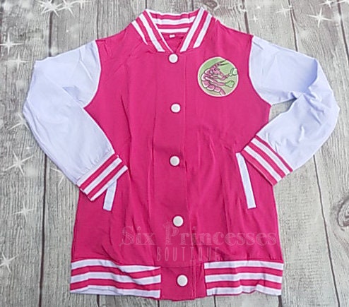 ZOMBIES Disney Movie CHEER JACKET Cheerleading Cheerleader Athletic S…