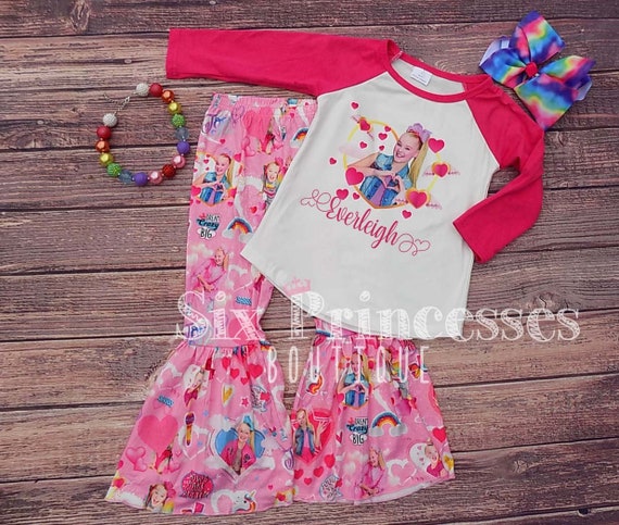 JOJO Siwa Inspired Shirt \u0026 Flared Pants 
