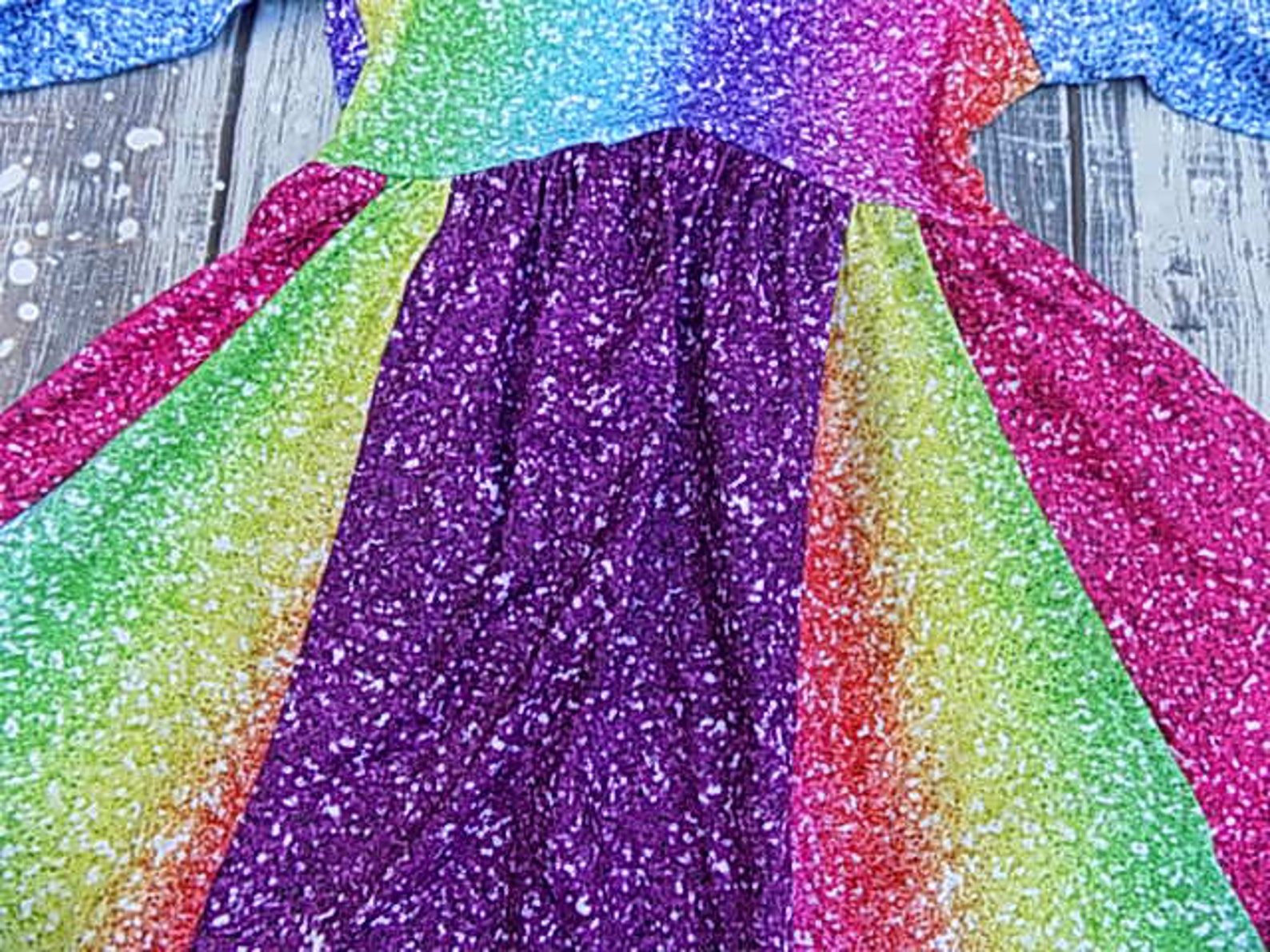 Rainbow Glitter SOFT Twirl DRESS Twirling Sparkle Girly Girl Etsy