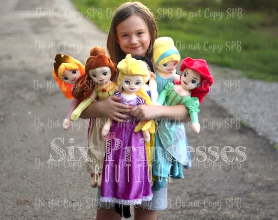 soft disney princess dolls