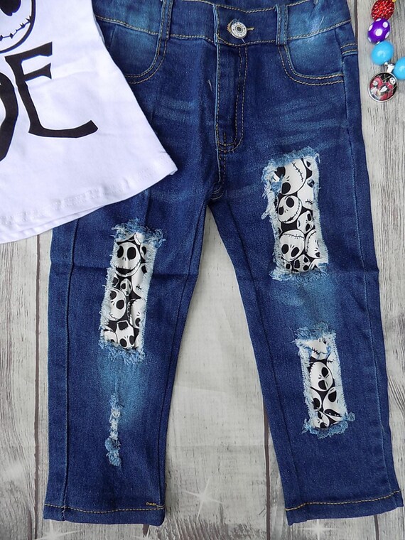Christmas Denim Jeans Shirt 