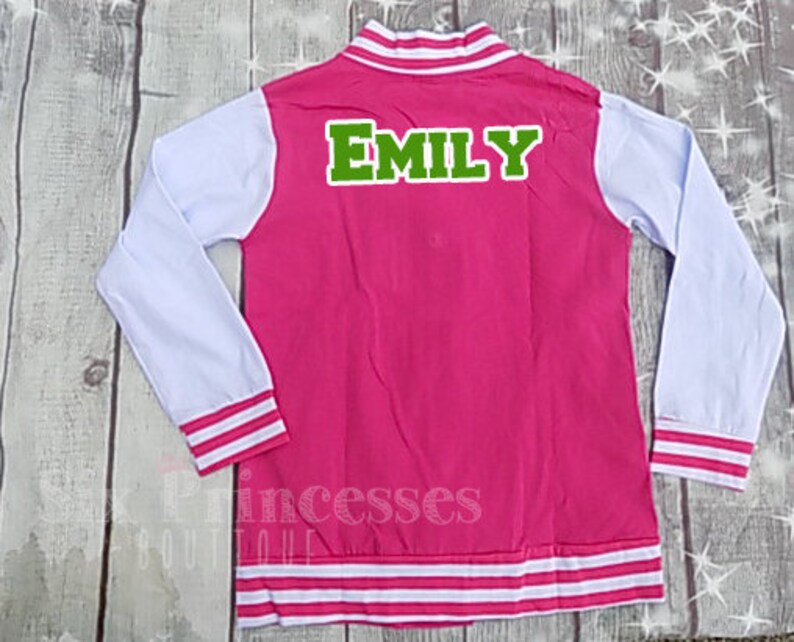 ZOMBIES Disney Movie CHEER JACKET Cheerleading Cheerleader Athletic Style Uniform Costume Shrimp Outfit Addison Snap Seabrook birthday Party