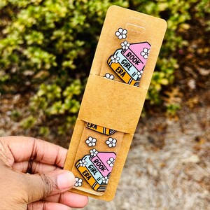 Book Girl Era Acrylic Bookmark | Sweet & Cozy Reading Accessory | Booktok | Book Readers | Bookish Girl | Reader Gift