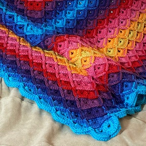 Over the Rainbow Afghan - PDF Pattern Only