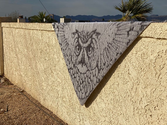 snowy owl shawl