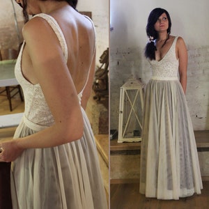 Detachable wedding skirt, ombre tulle skirt, bridal chiffon skirt, customized wedding skirt, wedding chiffon skirt, blush tulle skirt