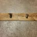 Rustic Reclaimed Pallet Wood Spigot Head Coat Hanger Rack!