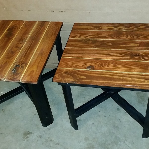 Pallet End Table Etsy