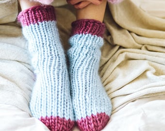 Knit Kit - Lounge Socks 'Sock it to me' - faites vos propres grosses chaussettes