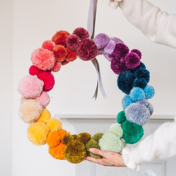 Craft Kit - Special Edition Spring Wreath | Limited edition pompom wreath